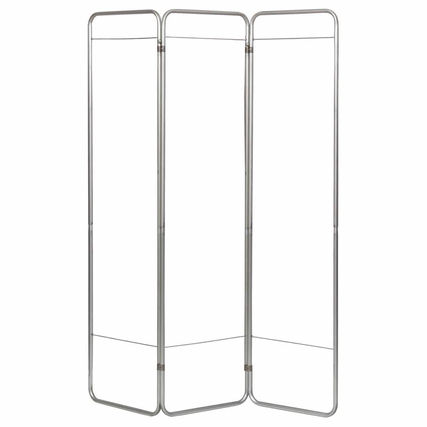 Economy 3 Section Folding Privacy Screen Aluminum Frame OmniMed 153093