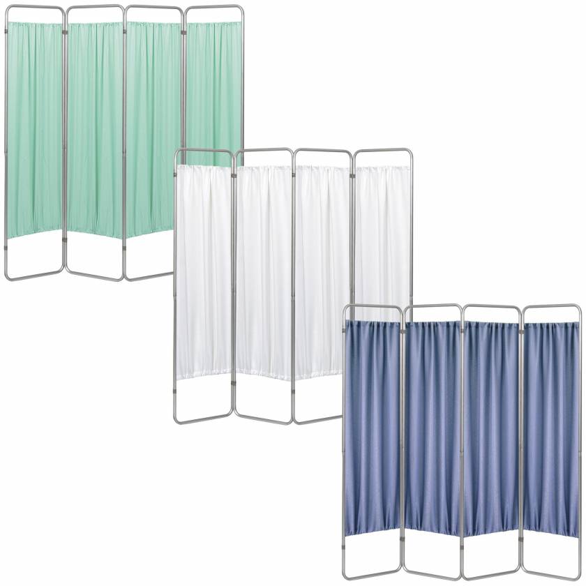 OmniMed 153094 Economy 4 Section Folding Privacy Screen