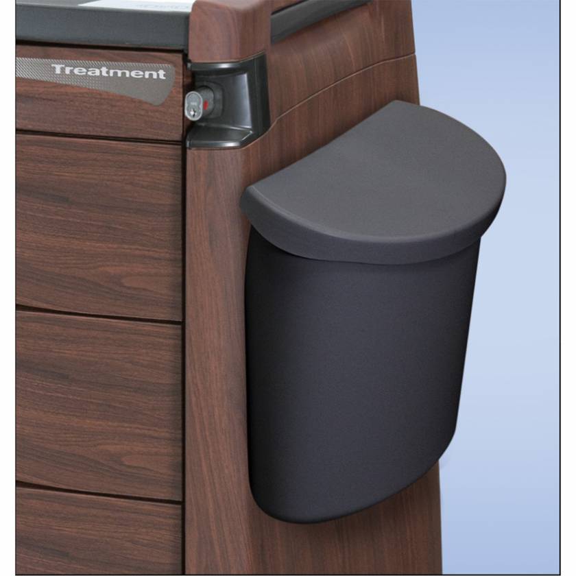 Capsa 15533-AW-SGK Waste Container with Lid, Shadow Gray