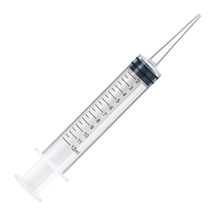 Globe Scientific 159012 12 mL Transfer Syringe - Straight Tip