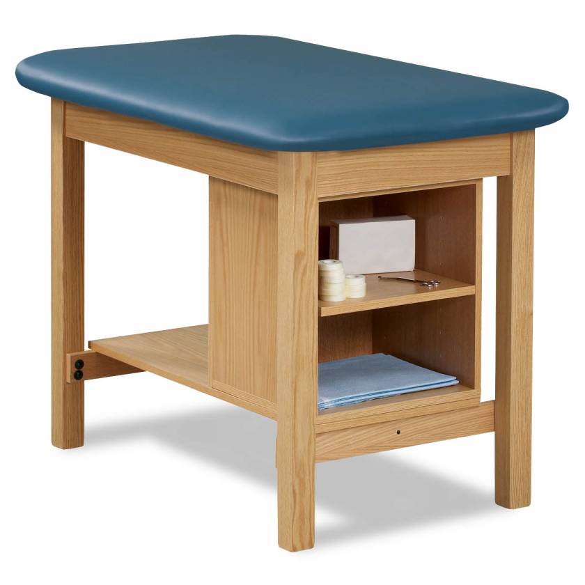 Clinton Taping Table with End Shelf - 30" Width