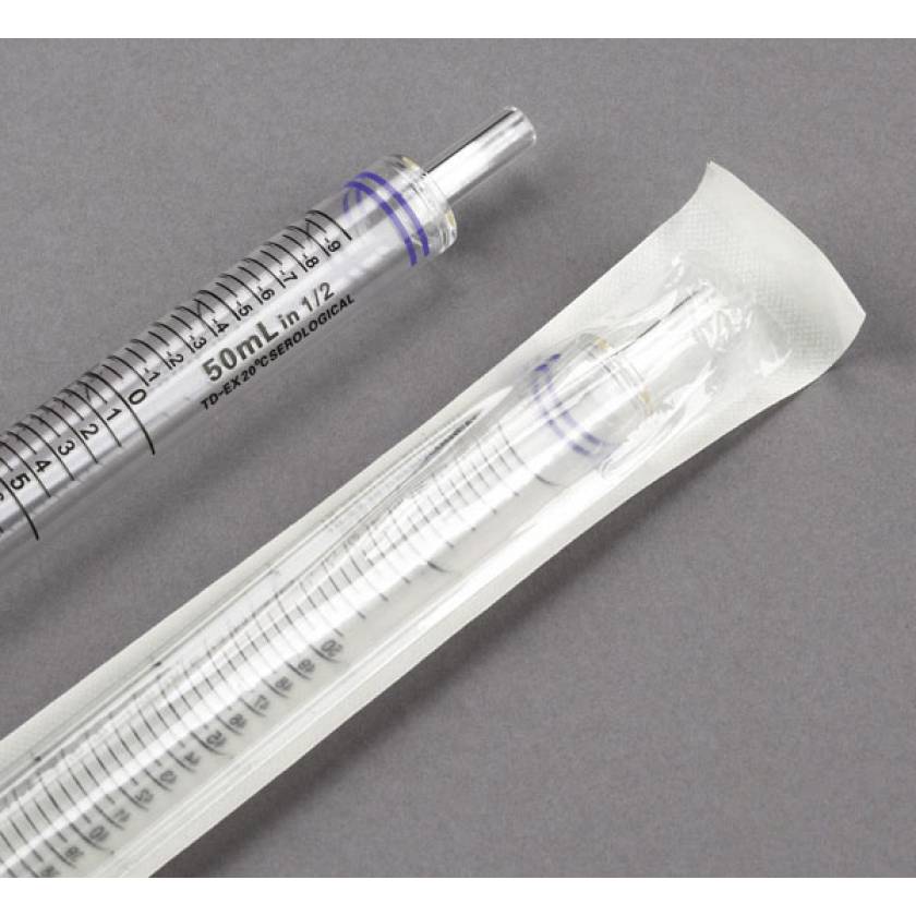 Globe Scientific 50mL Sterile Serological Pipettes Standard Tip