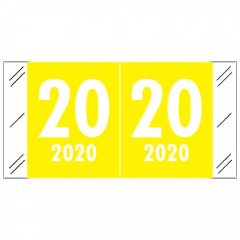 Arden 20-CRYM-CT5 Col'R'Tab Compatible 2020 Year Labels 3/4