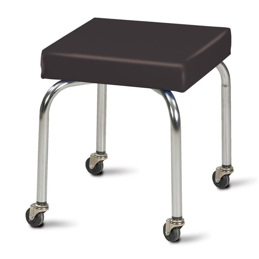 Clinton 2111 Physical Therapy Scooter Stool - Black