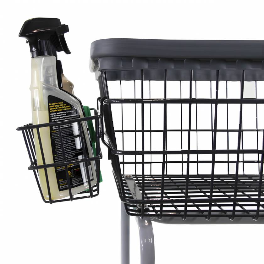 R&B Wire 2260-D7 Dura-Seven™ Accessory Basket for Wire Laundry Cart (Cart is Sold Separately and Bottles are Not Included)
