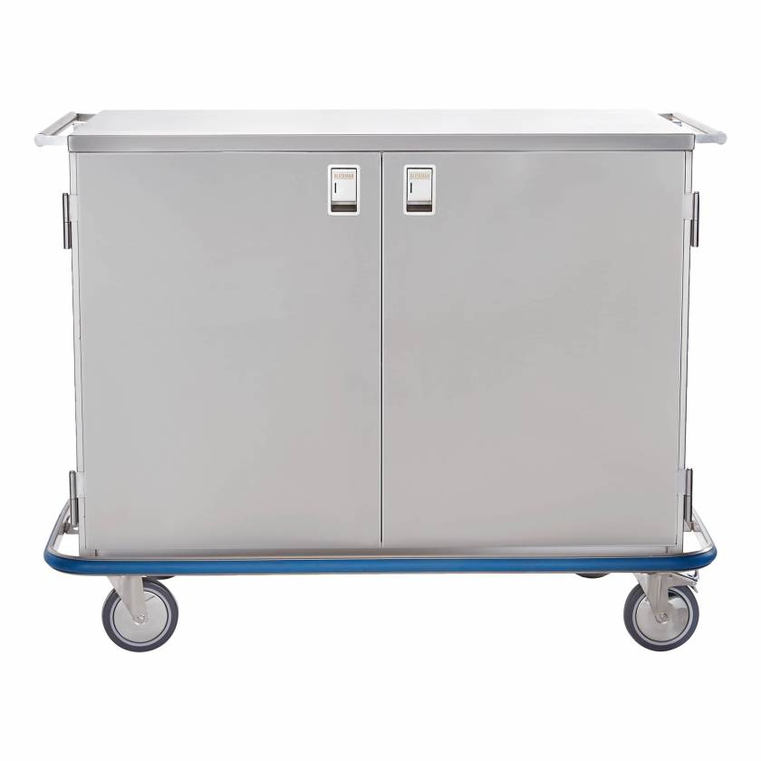 Blickman Stainless Steel Maxi Case Cart Model CCC1-19 - Double Solid Doors