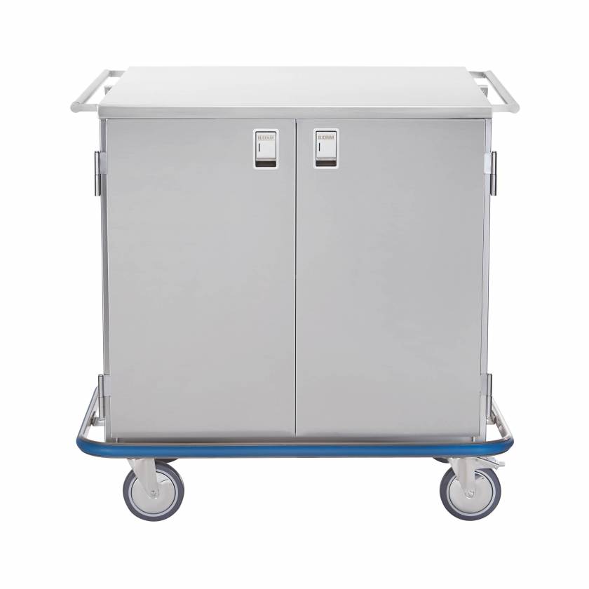 Blickman Stainless Steel Multi-Purpose Case Cart Model CCC2-19 - Double Solid Doors
