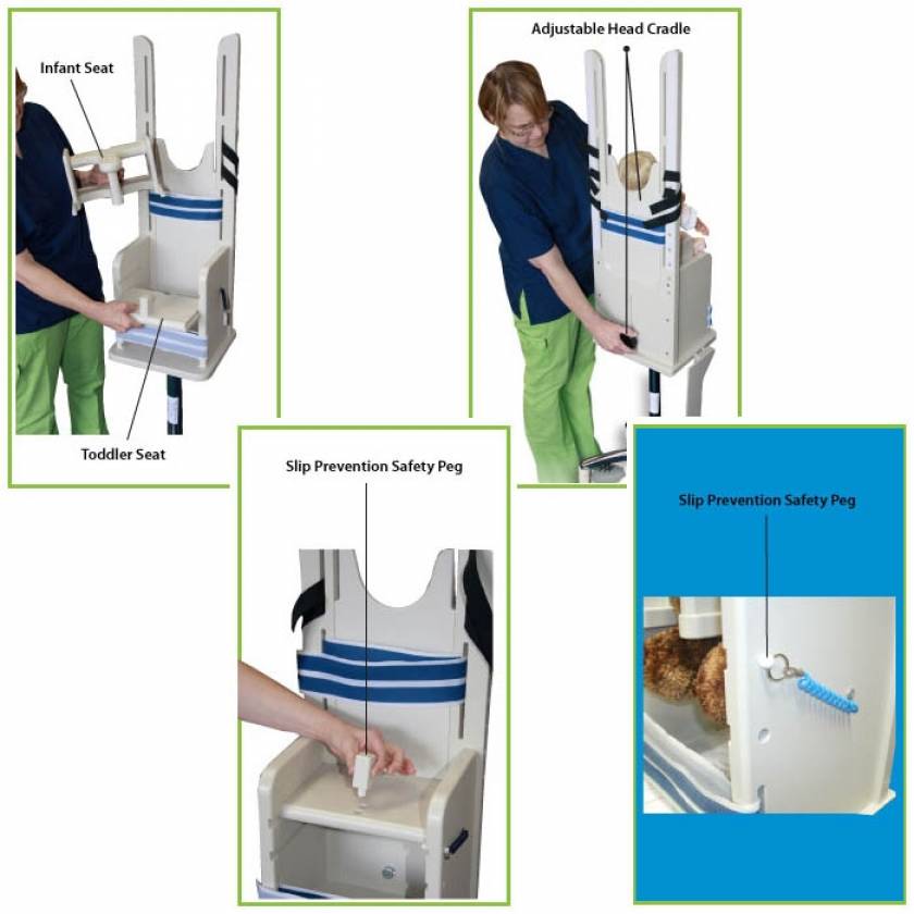 PediaPoser Chair Pediatric XRay Positioning Chair CID 24301