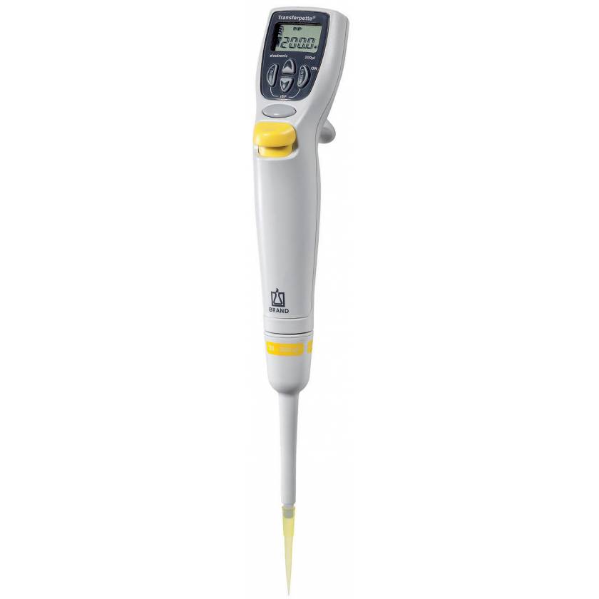 BrandTech Transferpette Electronic Single Channel Pipettes with AC Charger