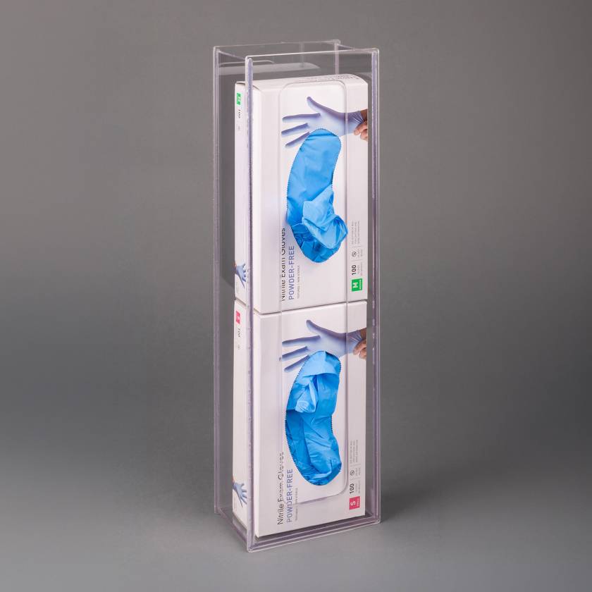 Poltex 2GBNARRO Narrow Glove Box Holder, 2 Box Capacity (Glove Boxes and Gloves are Not Included)
