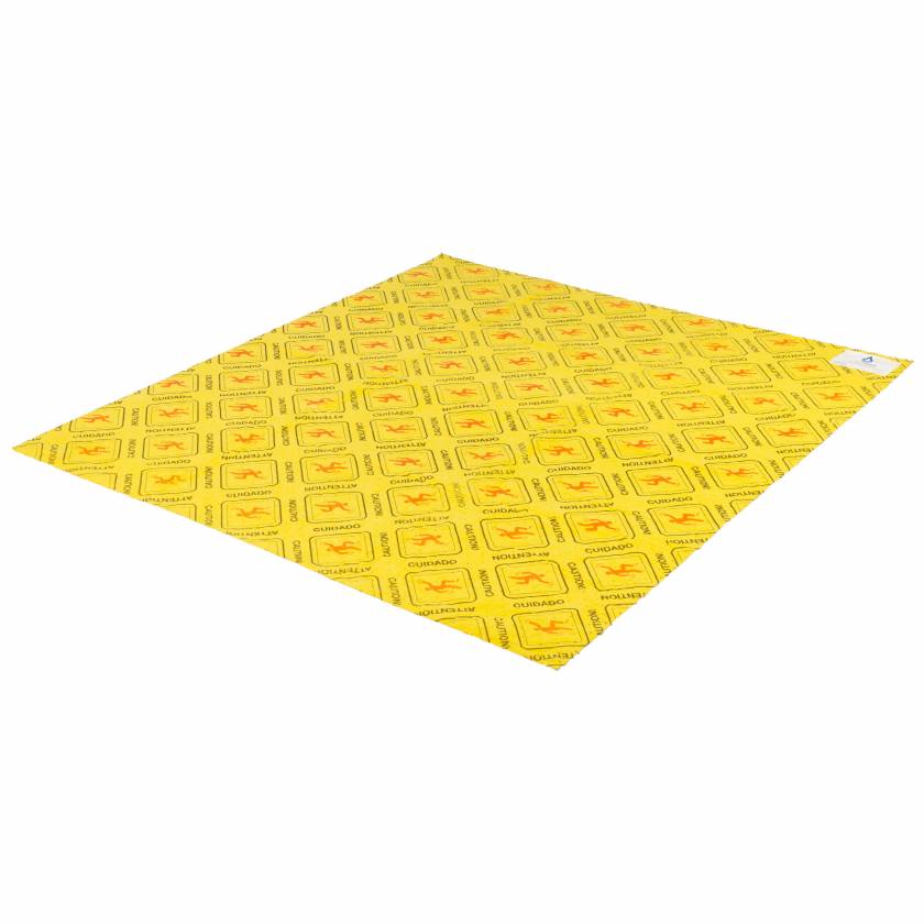 #3000-6460 HiViz HydroGrabber Jumbo Absorbent Mat - Standard Weight, with Poly Backing, 64"x60"