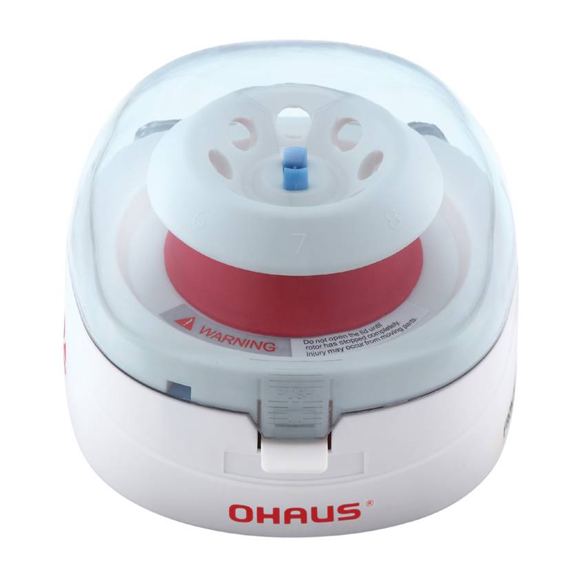 OHAUS 30134157 FC5306 Frontierâ„¢ 5000 Series Mini Centrifuge - Front View with 30129559 Rotor (Rotor is Sold Separately)