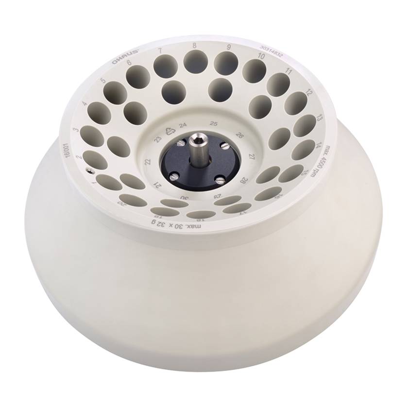 OHAUS 30314832 R-A30X15/4MI Angle Rotor for Frontier™ 5000 Series Multi Pro Centrifuge - 30 x 15 mL