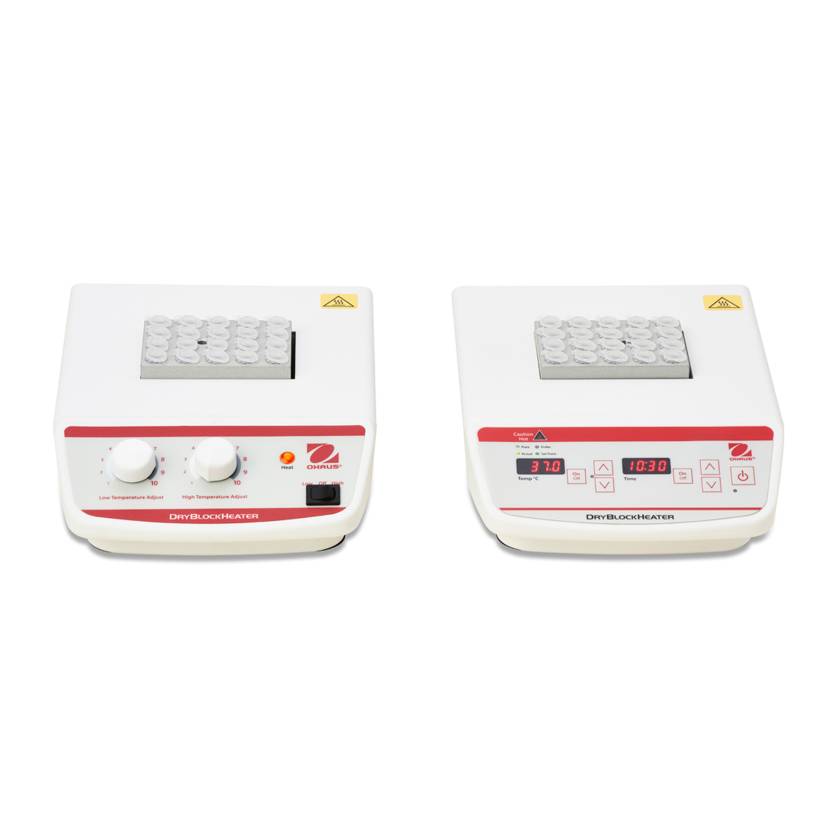 OHAUS 30392045 and 30392059 Dry Block Heater, 1 Block - Analog and Digital