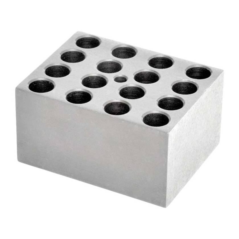OHAUS 30400165 Single Module Block for HB Series Dry Block Heaters - 16 x 12/13 mm Test Tubes