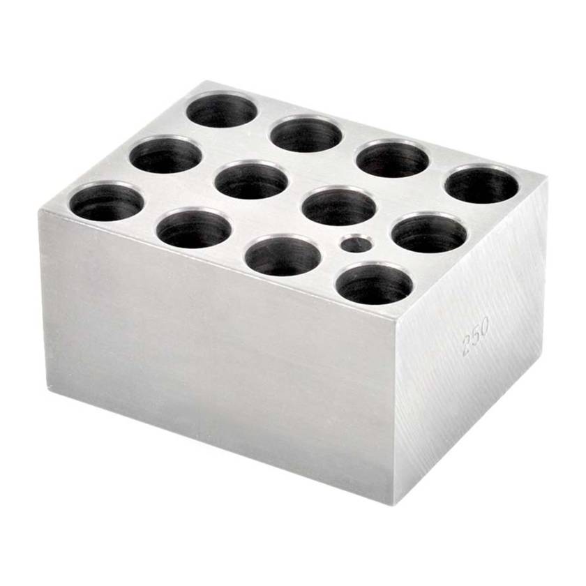 OHAUS 30400172 Single Module Block for HB Series Dry Block Heaters and Incubating Cooling Orbital Shaker - 12 x 15 mL Conical Centrifuge Tubes