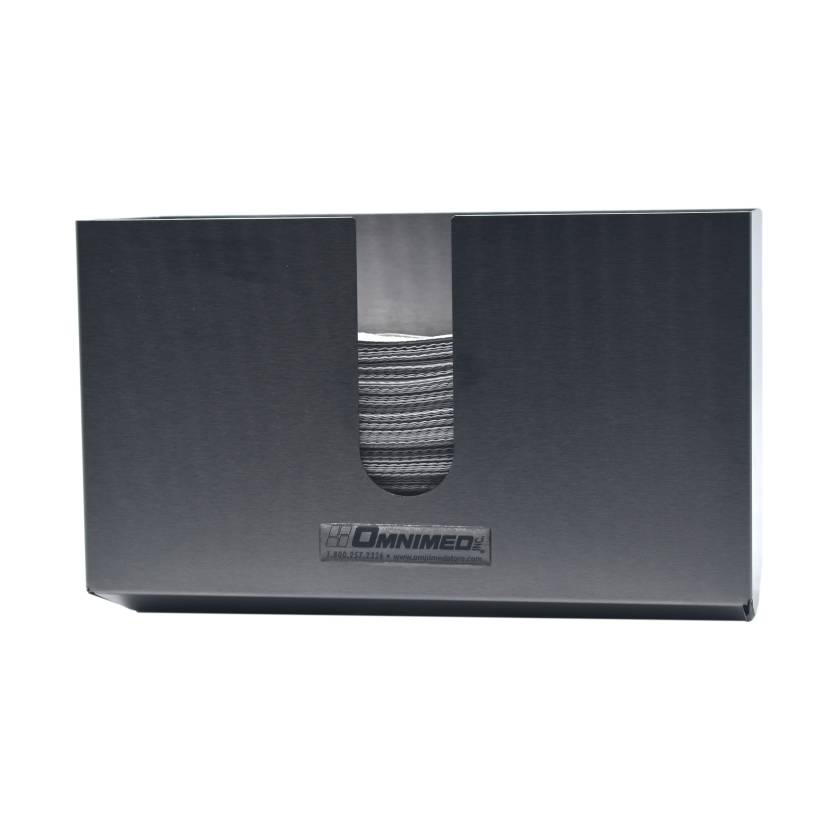OmniMed 304025 Stainless Steel Wall Mounted Paper Towel Dispenser (The Paper Towel is Not Included)