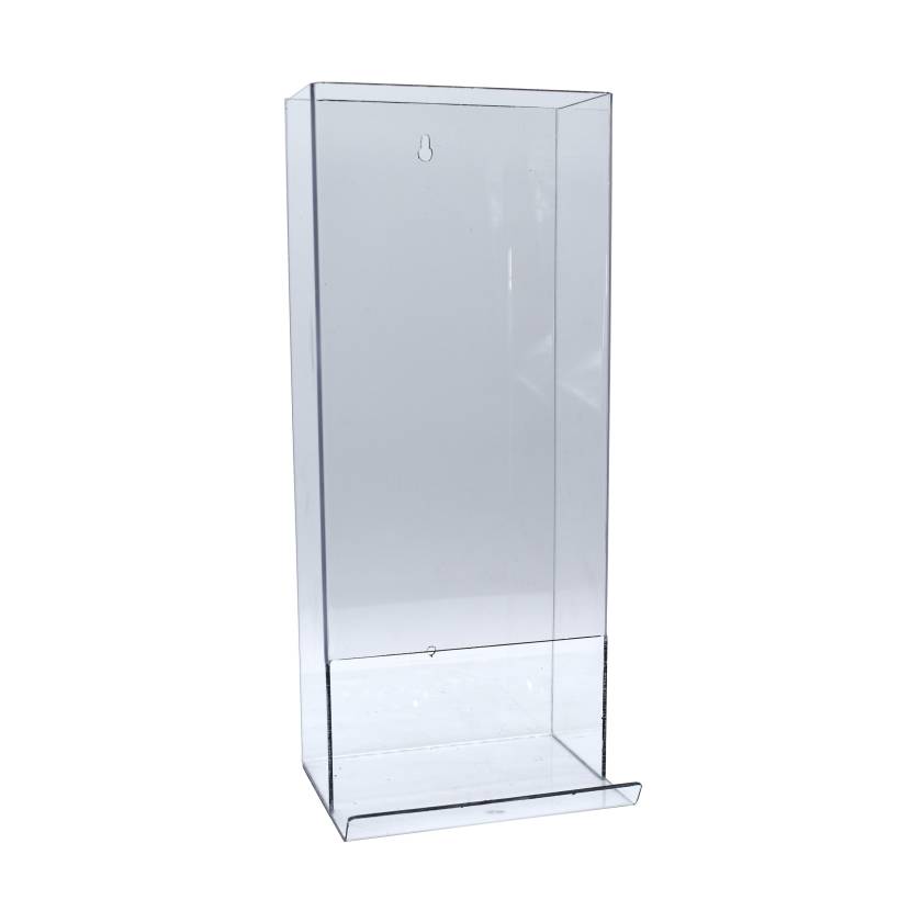 OmniMed 304030 Clear PETG Wall Mounted Safety Glasses Dispenser