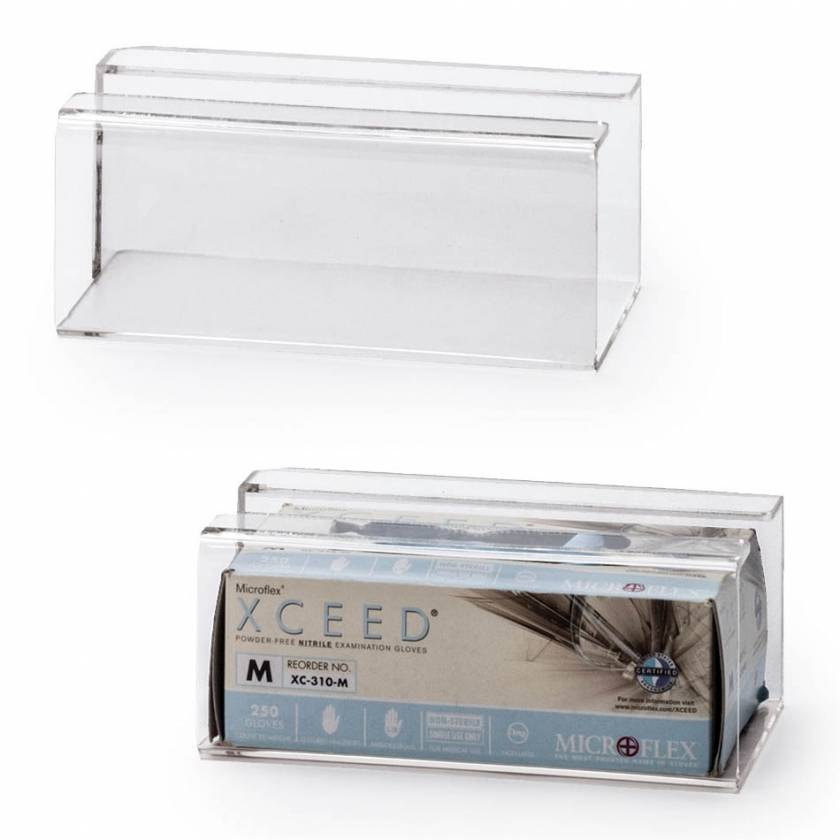 OmniMed 305326 Acrylic Top Dispensing Single Glove Box Dispenser