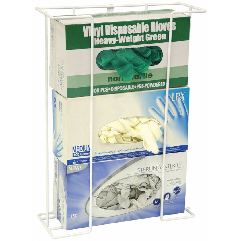 Wire Glove Box Holder - Triple