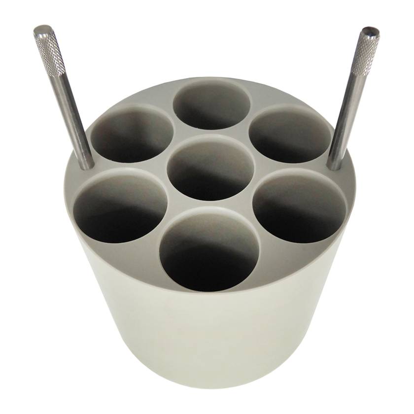 OHAUS 30553131 29 mm Rack for 4 x 750/1000 mL Swing Out Rotors - 7 x 50 mL