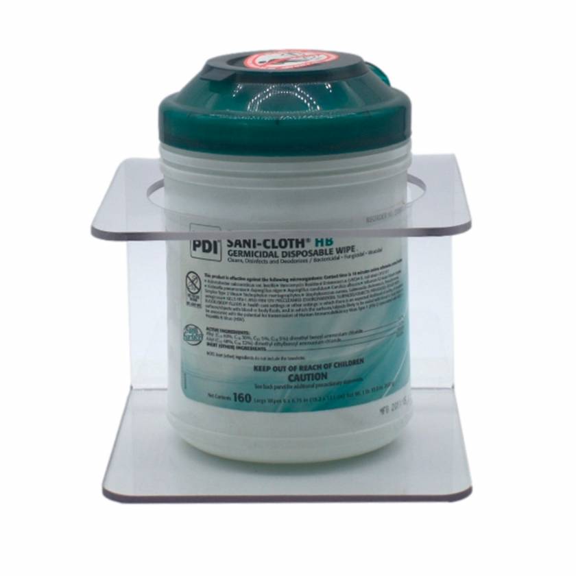 OmniMed 307302 Wall Mount Wipe Dispenser - Front View (Sani-Cloth  Wipe Canister not Included)