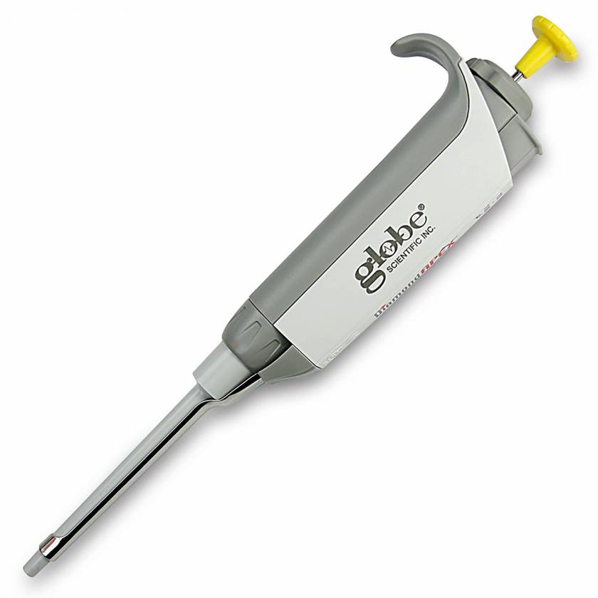 Image shows Model 3351-50 Diamond® APEX™ Single Channel Adjustable Volume Pipette, 5 - 50uL.