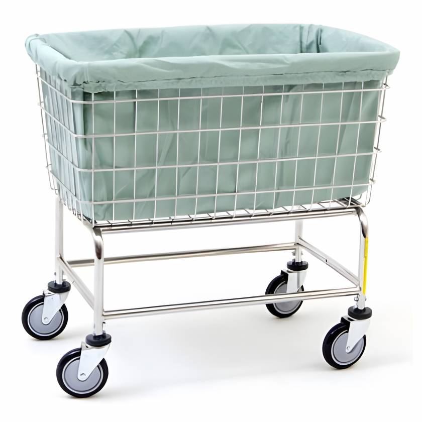 R&B Wire 342G Nylon Liner for H Wire Basket - Green (Laundry Cart is Sold Separately)