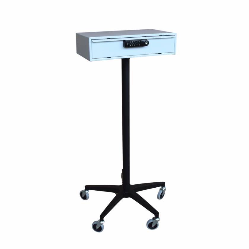 OmniMed 350015 Mobile Medication Dispenser Drawer Cart - Front View