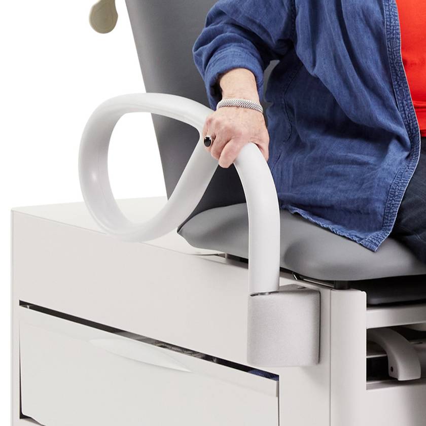 Brewer Optional Patient Assist Handle for Access® 1000 Medical Exam Table, Factory Installed (Exam Table is Sold Separately)