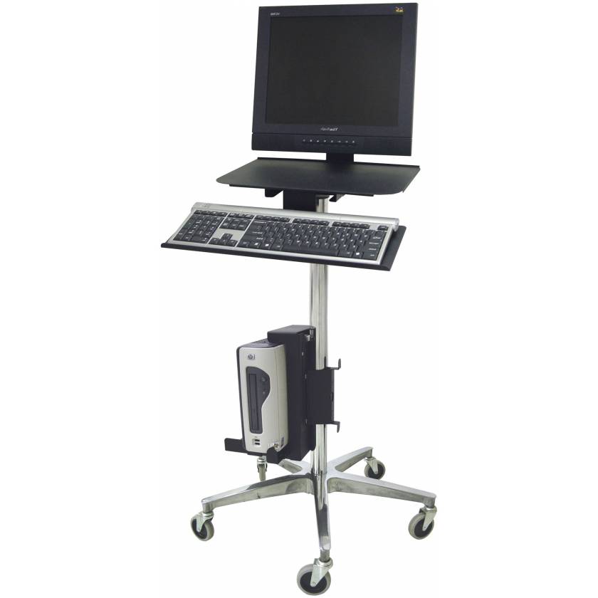 Ergo Computer Transport Stand With Cord Wrap