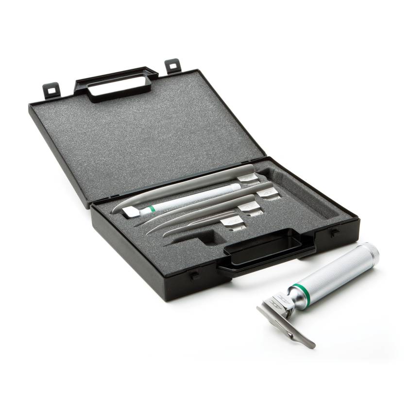 ADC 4089F Satin™ Fiberoptic Laryngoscope Set with Miller Blades