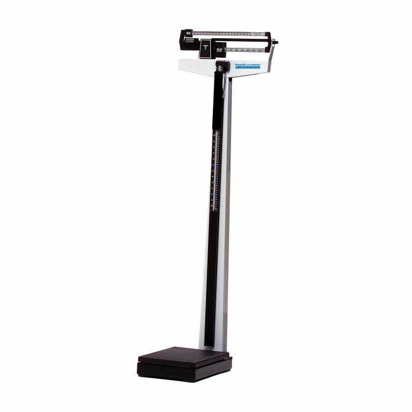 450 Series Health o Meter Mechanical Beam Scale with Height Rod, Rotating Poise Bar