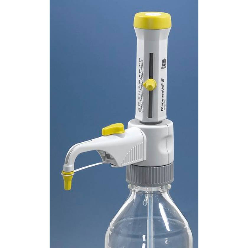 BrandTech Dispensette S Organic Bottletop Dispenser - Analog Adjustable with Recirculation Valve