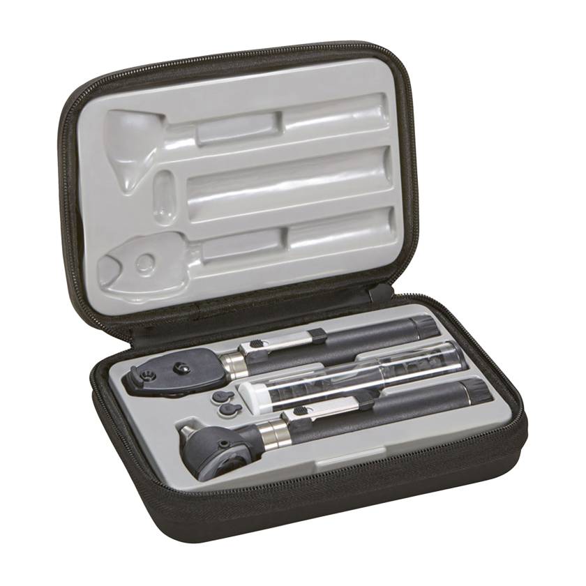 ADC 5110N Diagnostix™ 2.5V Dual-Handle Pocket Diagnostic Set with Xenon Lamp, Hard Case - Black
