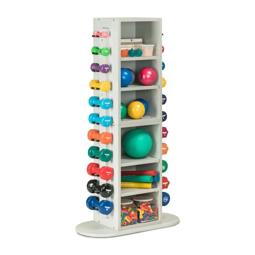 Clinton 5114M Slim Weight Rac/Kiosk (Physical Activity Aids are Not Included)