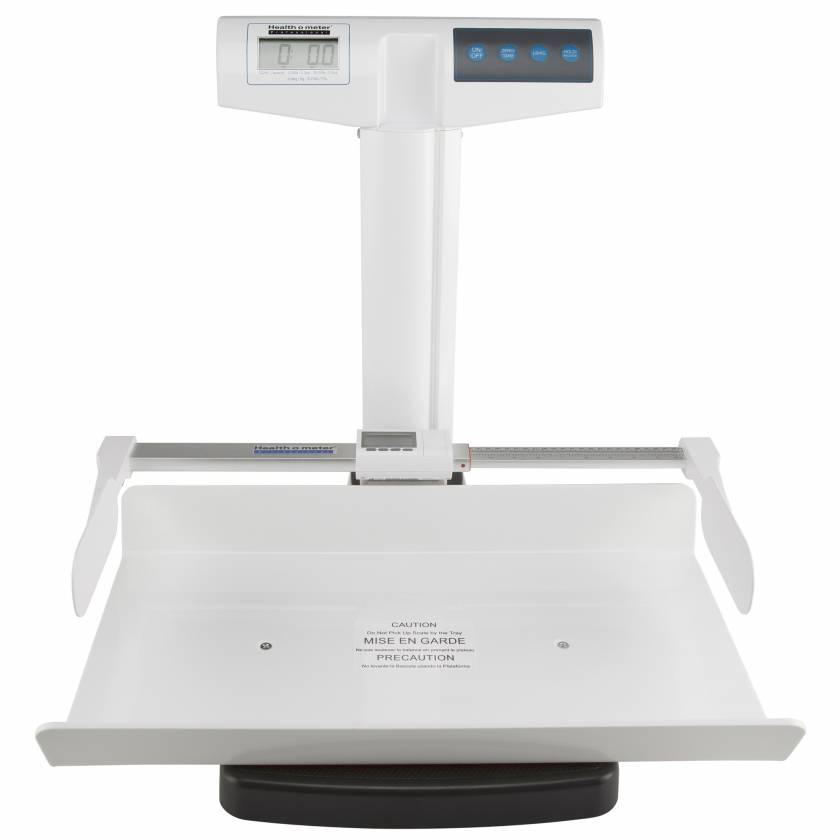 522-EHR Series Health o Meter Digital Pediatric Tray Scale with Digital Height Rod