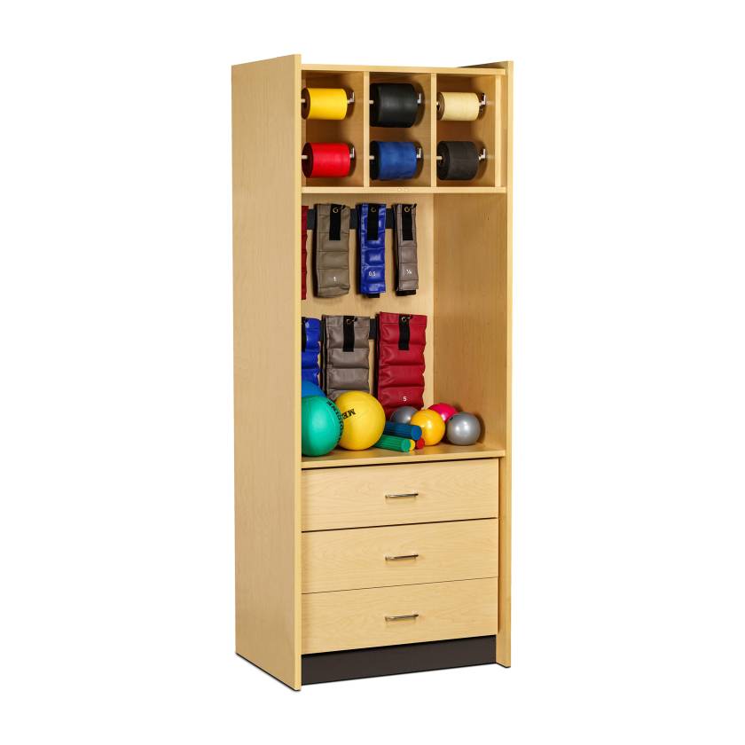 Clinton 5241 Tall PT Cabinet with 3 Drawers Only (Physical Activity Aids are Not Included)