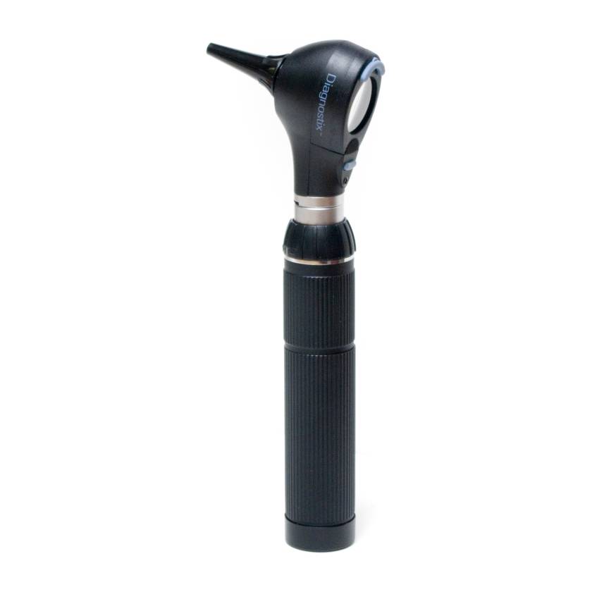 ADC 5411L Diagnostix™ 3.5V Portable Standard Otoscope with LED Lamp and Plug-In Battery Handle - With Disposable Specula