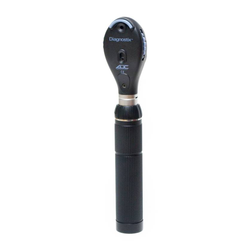 ADC 5412L Diagnostix™ 3.5V Portable Coax Ophthalmoscope with LED Lamp and Plug-In Battery Handle