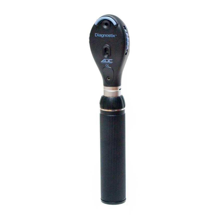 ADC 54312L Diagnostix™ 3.5V Portable Coax Ophthalmoscope with LED Lamp and USB Battery Handle