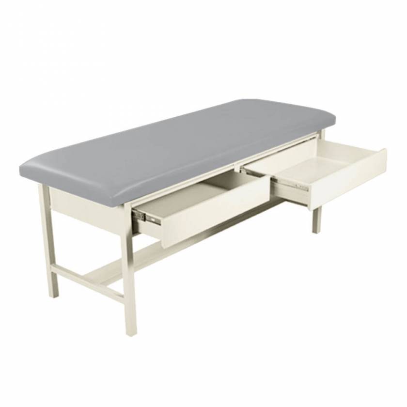 Model 5585 H-Brace Treatment Table with Two Drawers