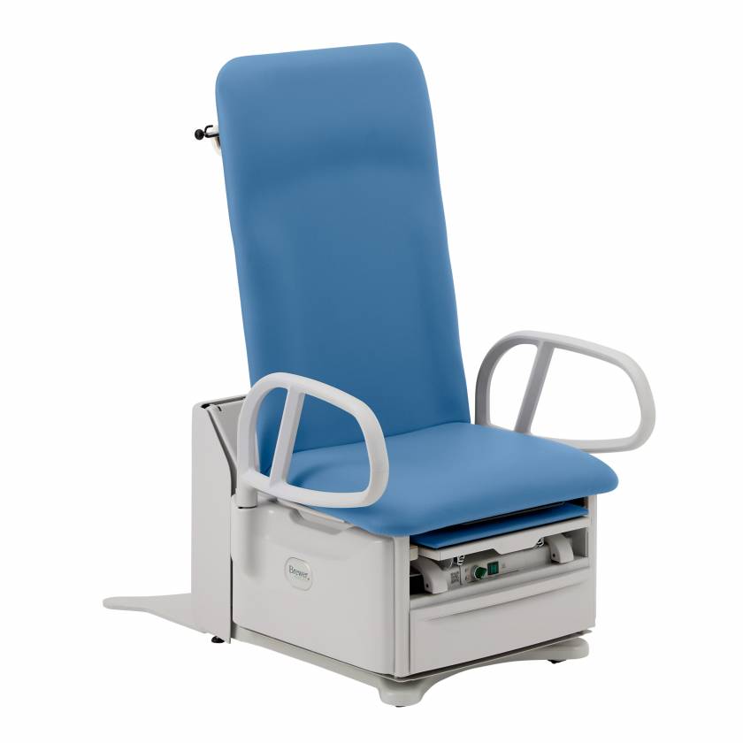 Brewer 5800PLUS-AF928 FLEX™ High-Low Plus Exam Table with Power Back - Horizon Upholstery (The ComfortGrip™ Patient Assist Handles and EasyGlide™ Mobility System are Sold Separately)
