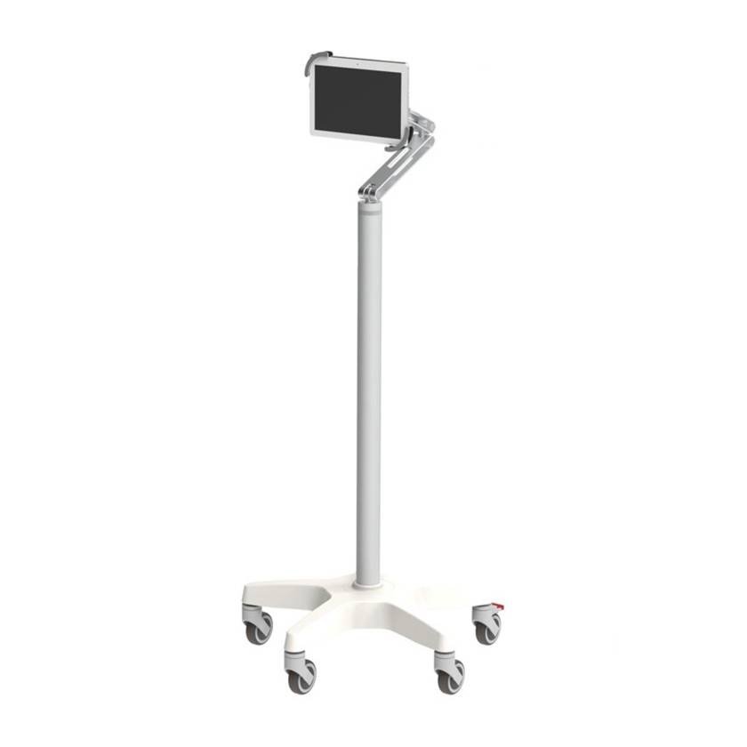 Pegasus Medical 5WRS-TLMD Telemedia Roll Stand with Double Joined Arm (The Tablet is Not Included.)