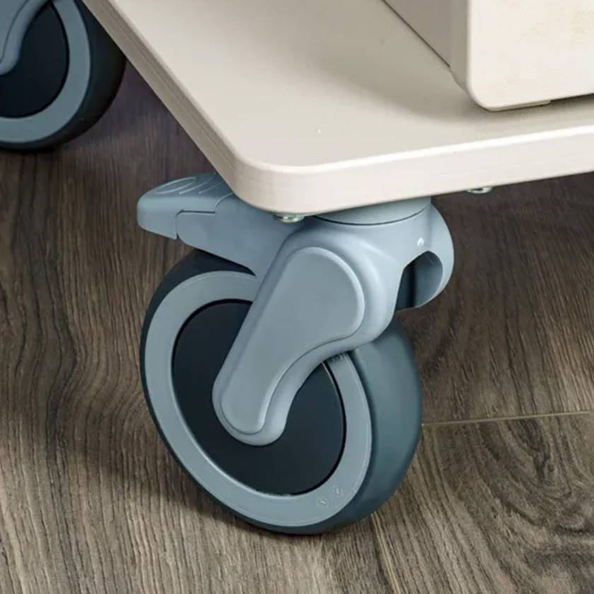 Clinton 602 5" Hospital Grade Casters for ProVisions™ Point-of-Care Cart, Set of 4 (The cart shown in the photo is not included.)