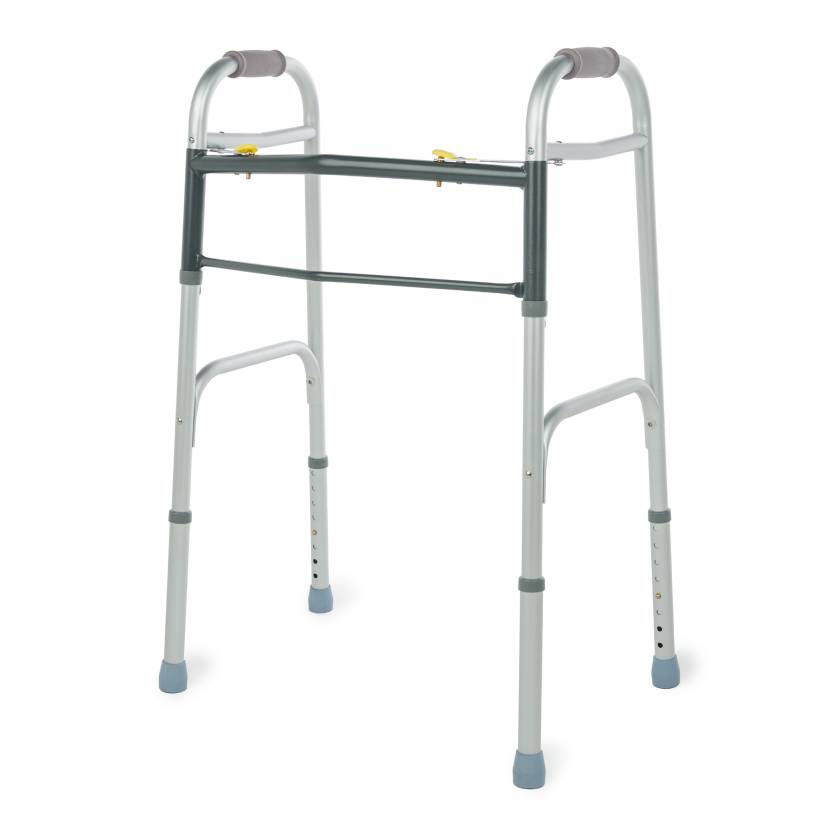 Lumex® 604070A Bariatric Dual-Release X-Wide Folding Walker - Without Wheels