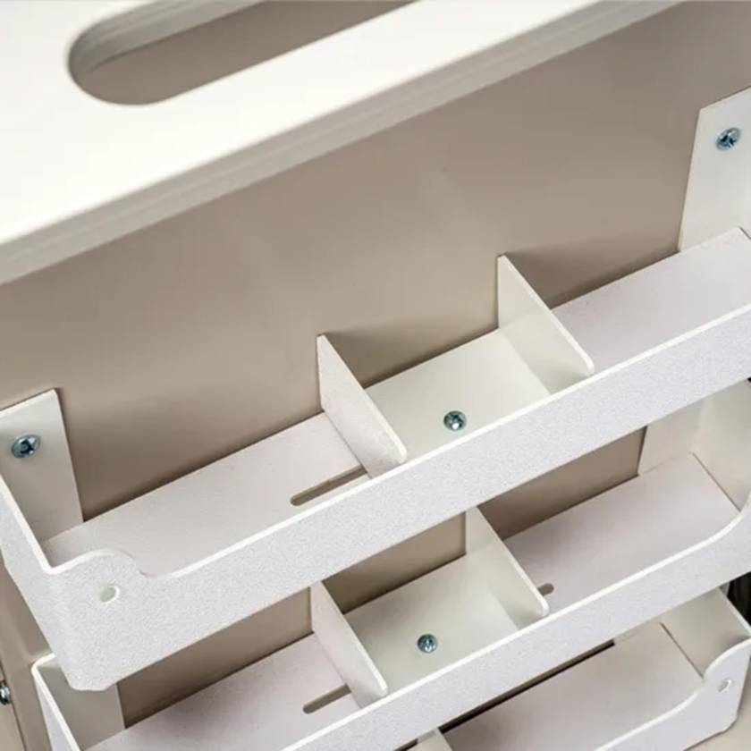 Clinton 610-3 Open Side Bin for ProVisions™ Point-of-Care Procedure Cart, Set of 3 (The cart shown in the photo is for demonstration purposes only and not included.)
