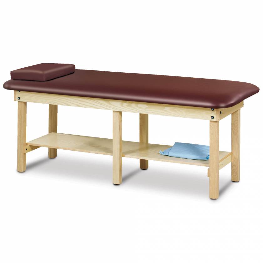 Clinton Classic Series Bariatric Treatment Table with Shelf - 78"L x 30"W x 31"H