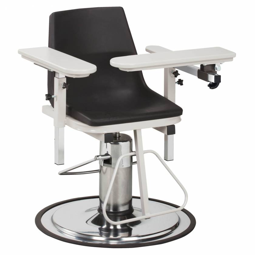 Clinton H Series E-Z-Clean Blood Drawing Chair with ClintonClean Arms