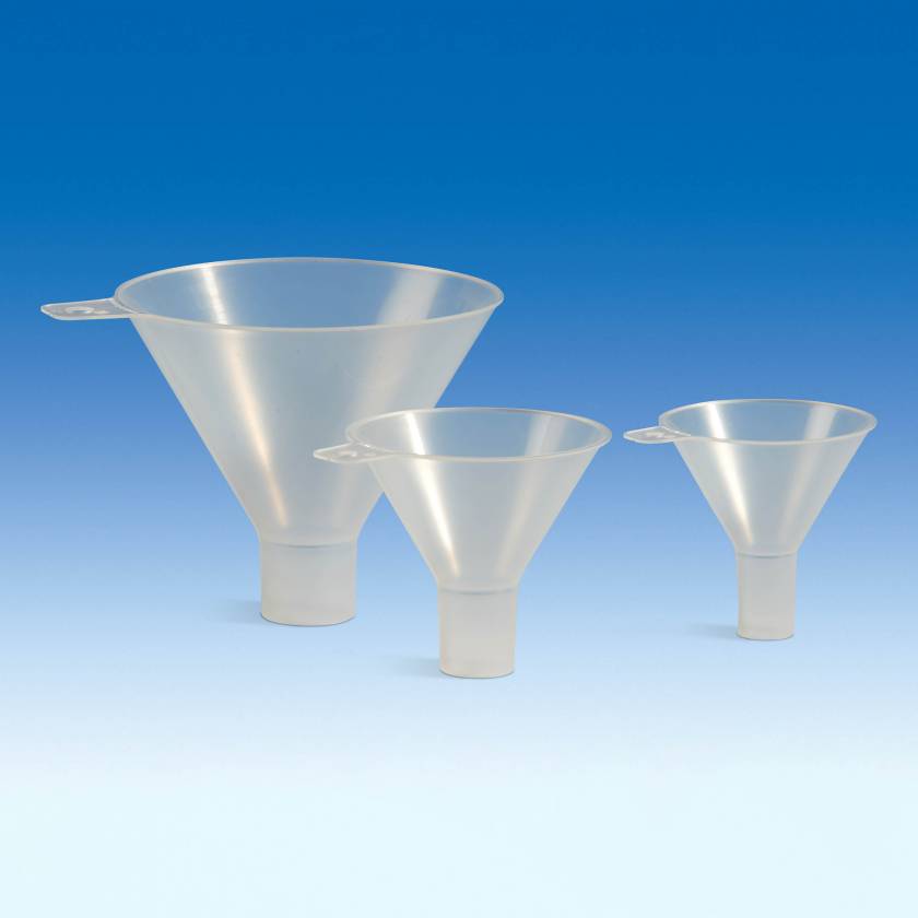 BrandTech Polypropylene Powder Funnels